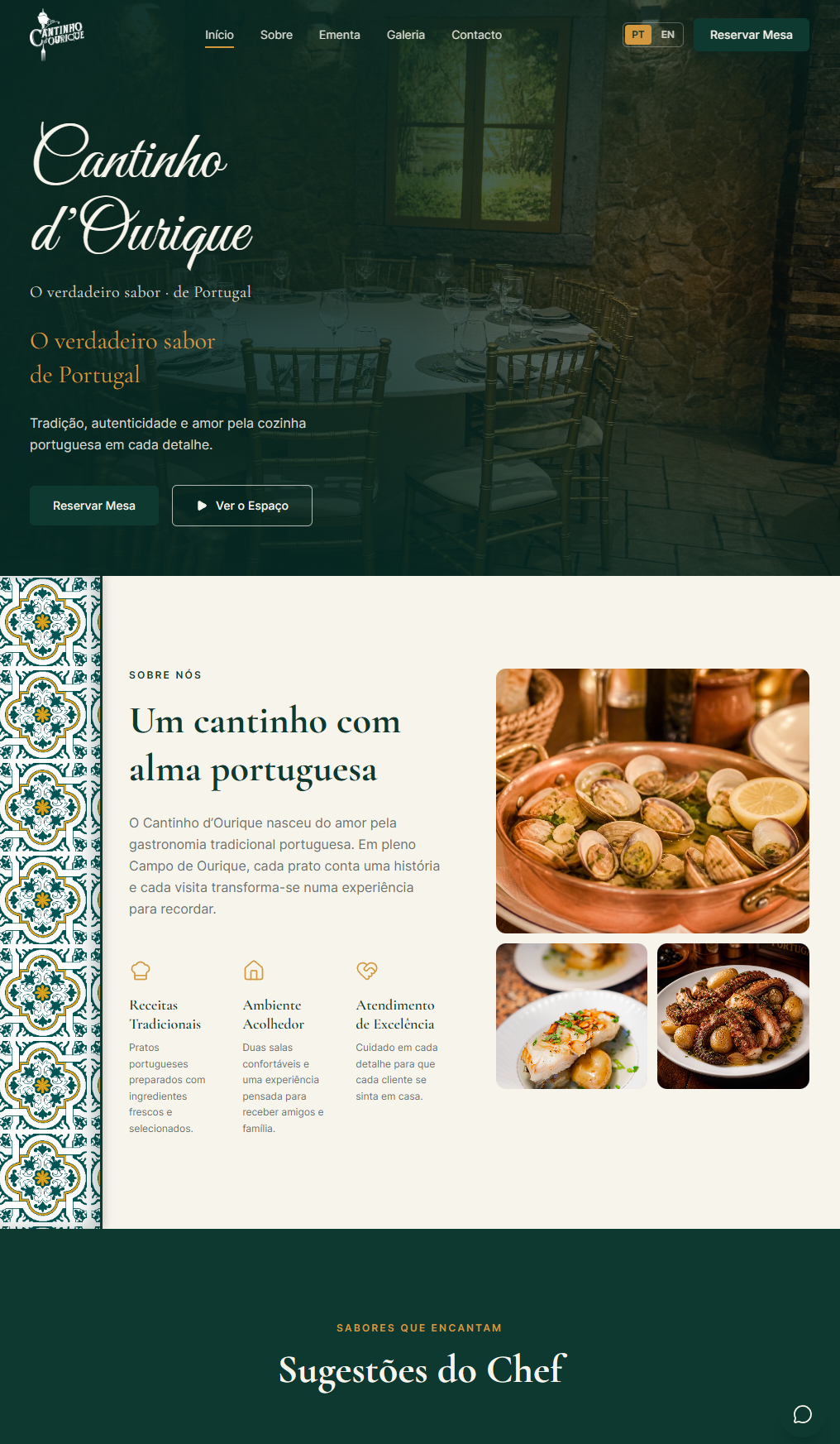 Cantinho d'Ourique — restaurante