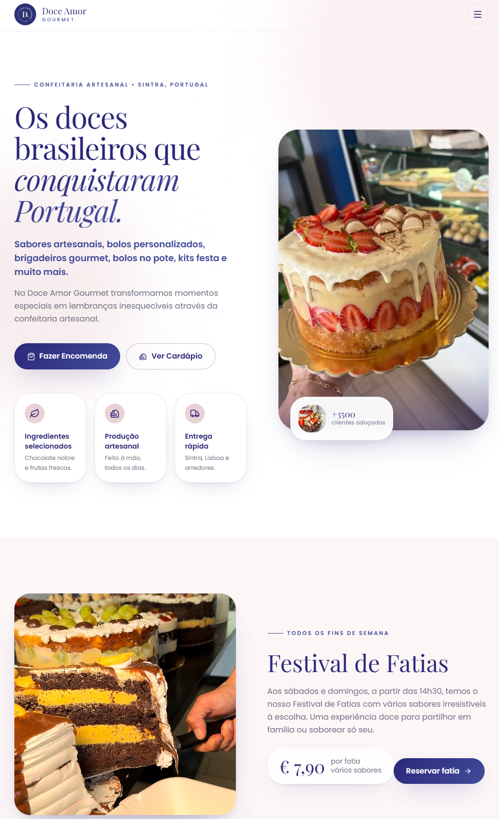 Doce Amor Gourmet — confeitaria
